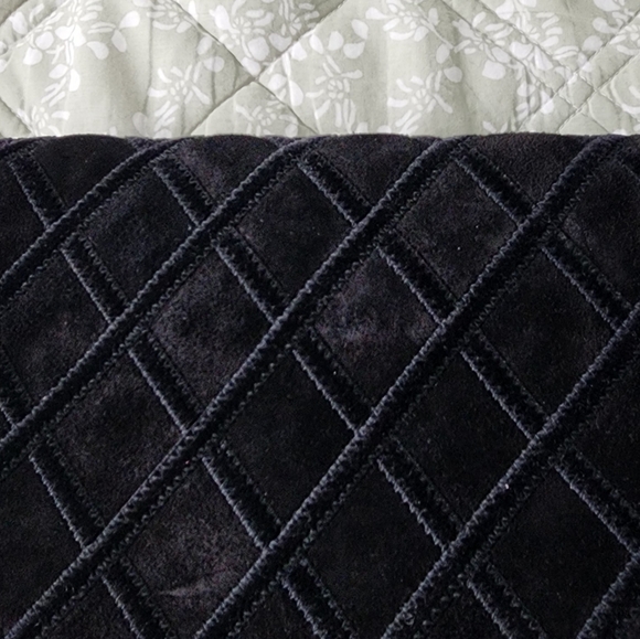 Neiman Marcus Leather Suede Rhinestoned bag - Picture 2 of 3